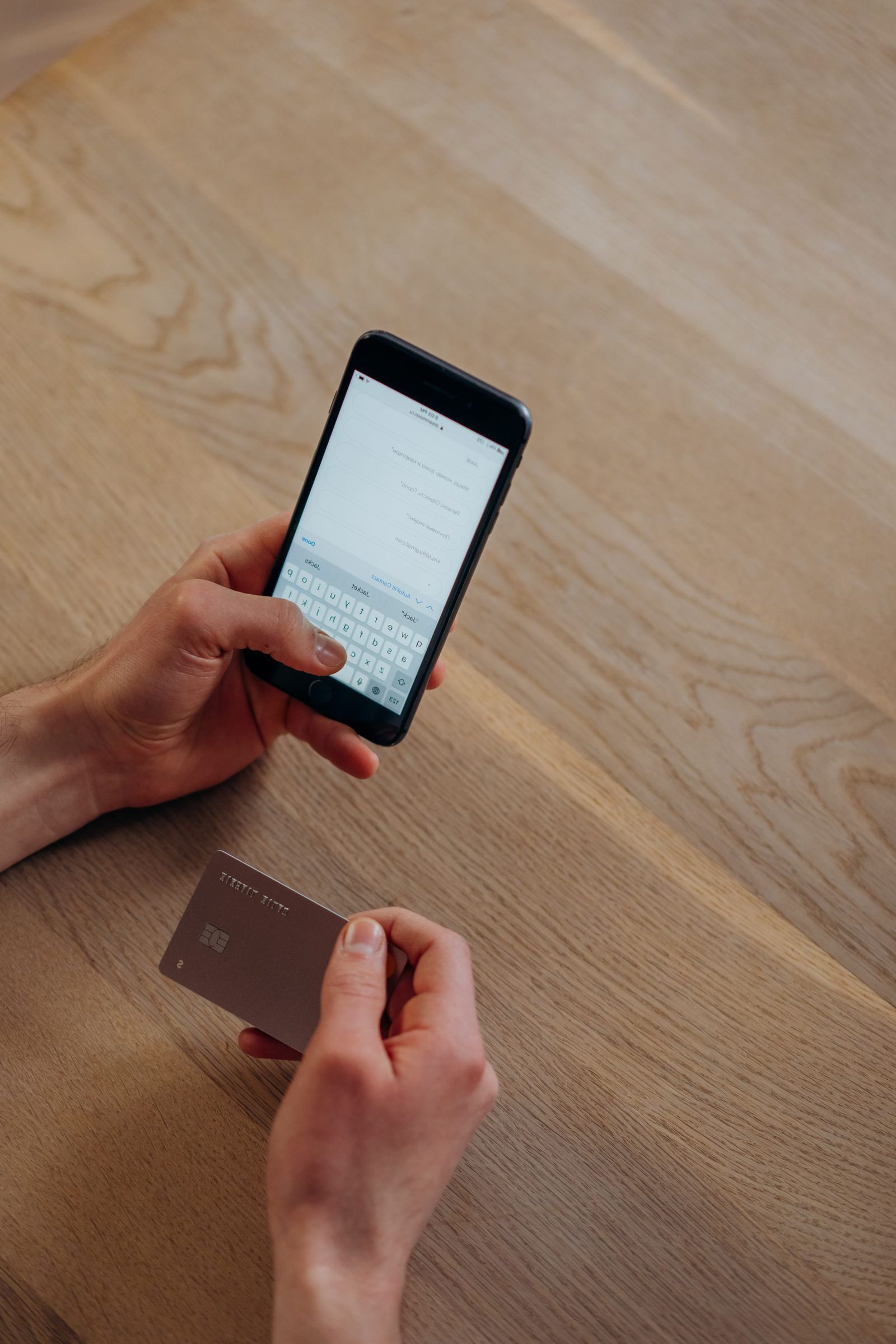 Banking-Anwendung auf dem Smartphone