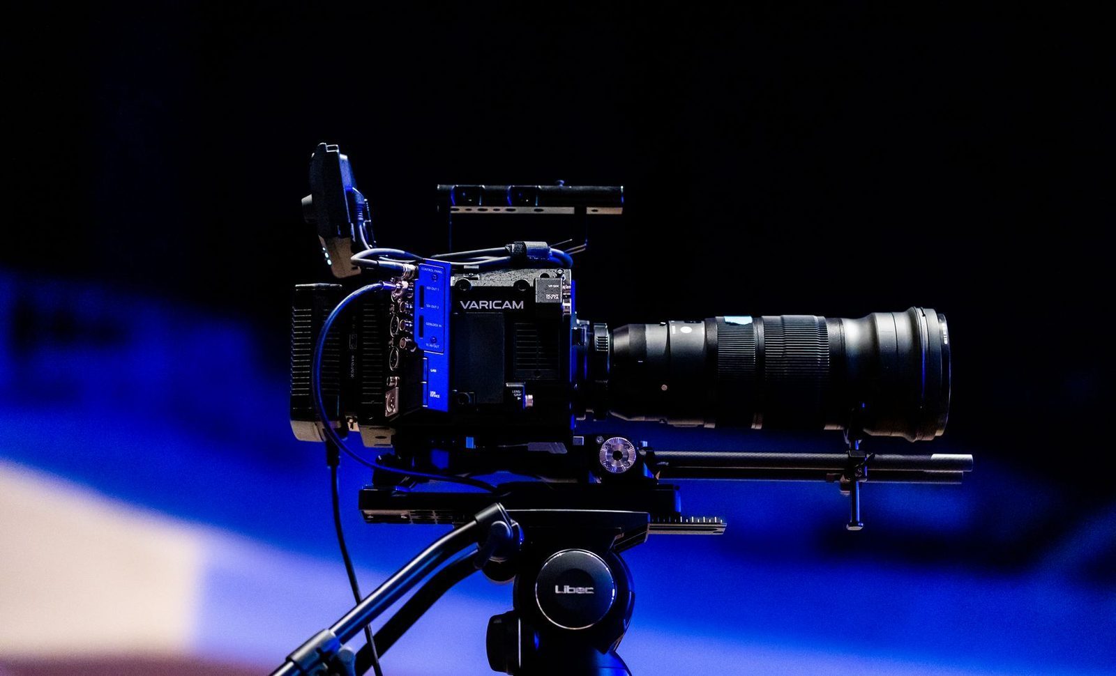 Videokamera bei einer Studioproduktion
